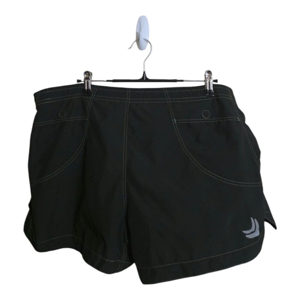 Patagonia Shorts Womens M Green Coastal Beach Resort Surf Athleisure Sportswear